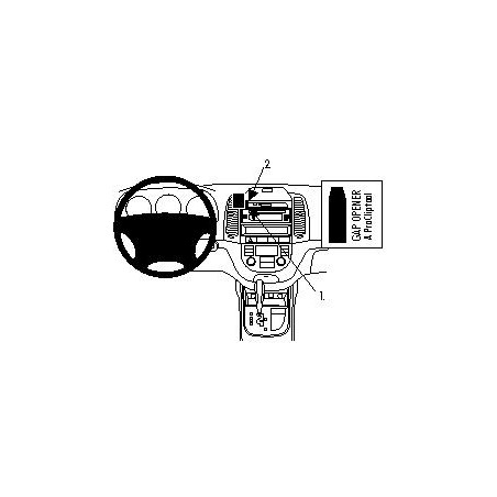 Brodit ProClip Center mount - Hyundai Santa Fe 2006-2012