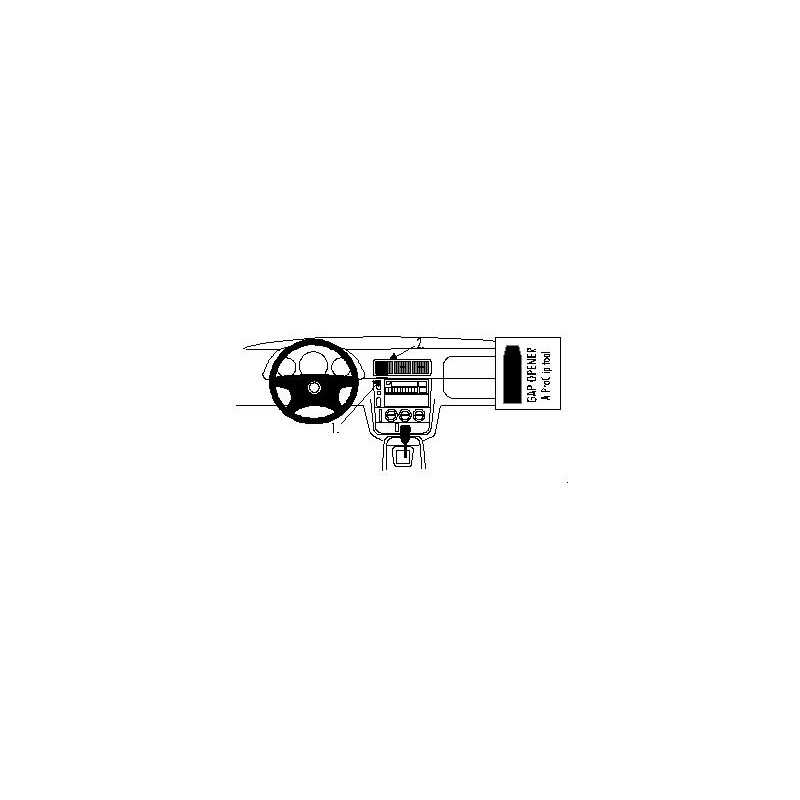Brodit ProClip Center mount - Mercedes Benz M-Class/ML 98-04 Brodit ProClip Center mount - Mercedes Benz M-Class/ML 98-04