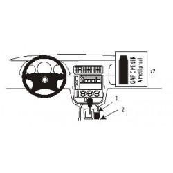 Brodit ProClip Console mount - Mercedes Benz M-Class/ML 00-04