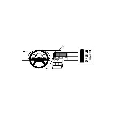 Brodit ProClip Center mount - Mercedes Benz S-Class 91-99