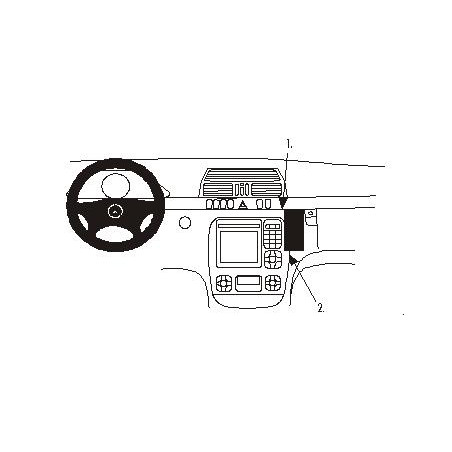 Brodit ProClip Angled mount - Mercedes Benz S-Class 00-02