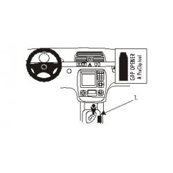 Brodit ProClip Console mount - Mercedes Benz S-Class 00-02