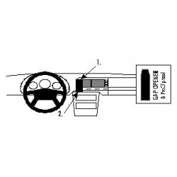 Brodit ProClip Center mount - Mercedes Benz SL-Class 89-02