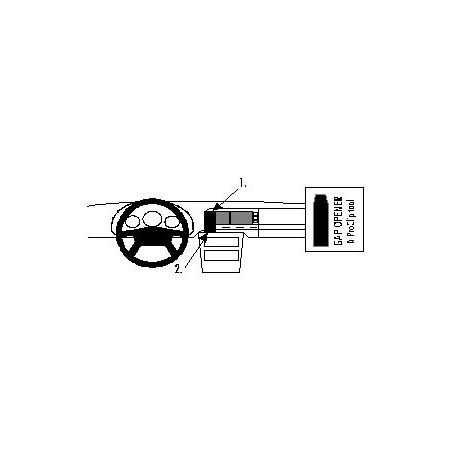 Brodit ProClip Center mount - Mercedes Benz SL-Class 89-02