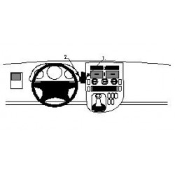 Brodit ProClip Center Mount - Mercedes Benz V-Class/Vito 96-03