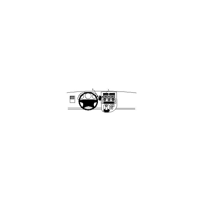 Brodit ProClip Center Mount - Mercedes Benz V-Class/Vito 96-03 Brodit ProClip Center Mount - Mercedes Benz V-Class/Vito 96-03