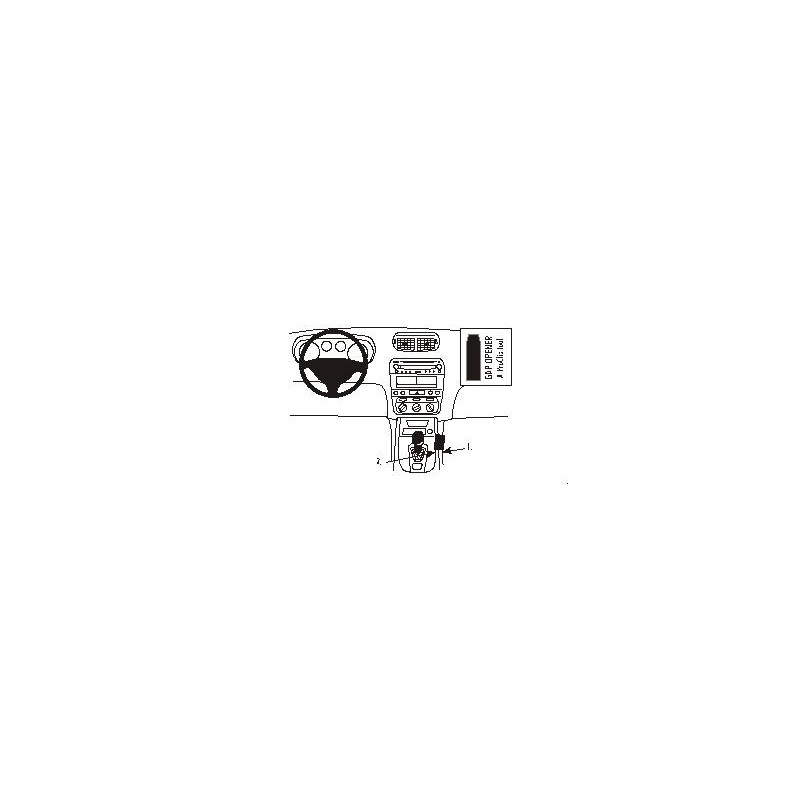 Brodit ProClip Angled Mount low - Alfa Romeo 147 2001-2011 Brodit ProClip Angled Mount low - Alfa Romeo 147 2001-2011