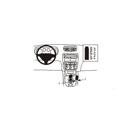 Brodit ProClip Angled Mount low - Alfa Romeo 147 2001-2011
