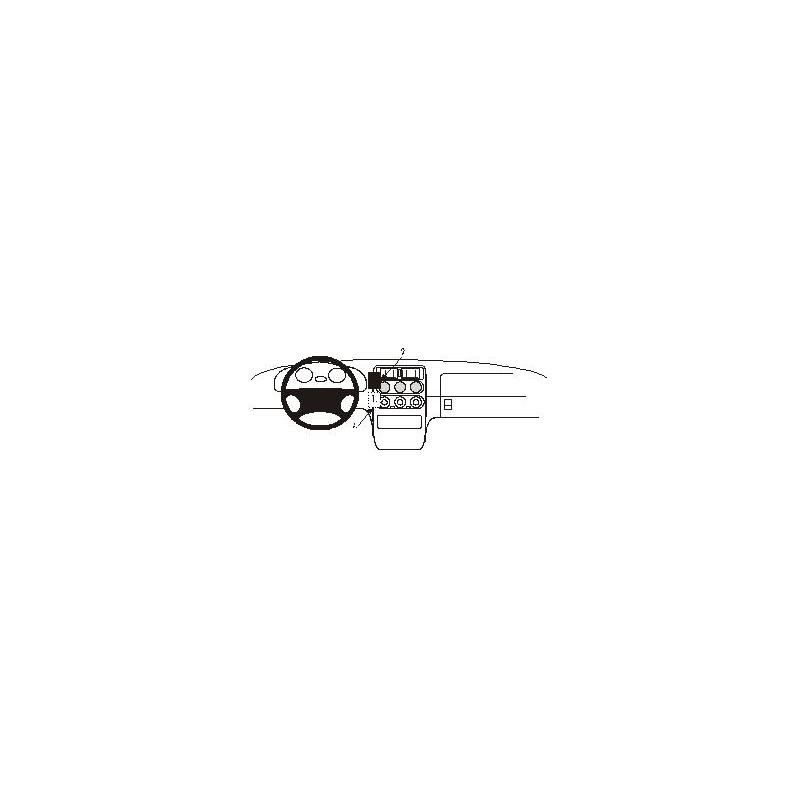 Brodit ProClip Center Mount - Alfa Romeo Spider/GTV 1995-1997 Brodit ProClip Center Mount - Alfa Romeo Spider/GTV 1995-1997