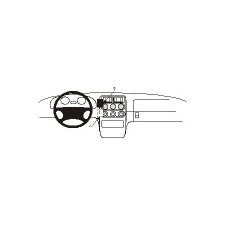 Brodit ProClip Center Mount - Alfa Romeo Spider/GTV 1995-1997