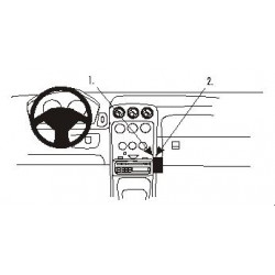 Brodit ProClip Angled Mount - Alfa Romeo Spider/GTV 1998-2005