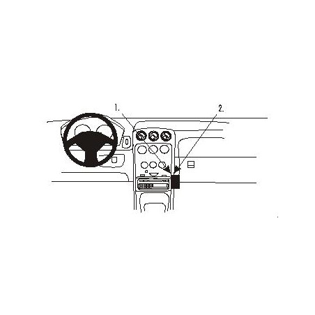 Brodit ProClip Angled Mount - Alfa Romeo Spider/GTV 1998-2005