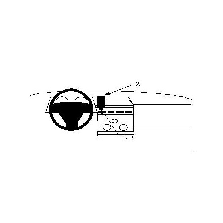 Brodit ProClip Center Mount - Alfa Romeo 164 1989-1990