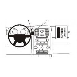 Brodit ProClip Center Mount - Chrysler 300C/300C Touring 05-10