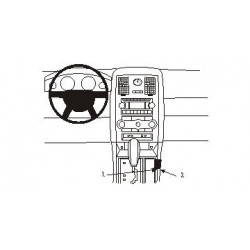 Brodit ProClip Console Mount - Chrysler 300C/300C Touring 05-07