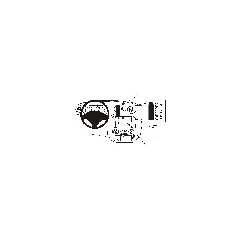 Brodit ProClip Center Mount - Daihatsu YRV 01-07 Brodit ProClip Center Mount - Daihatsu YRV 01-07