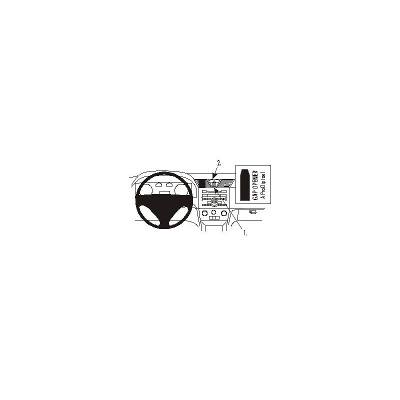 Brodit ProClip Center Mount - Fiat Stilo 02-07 Brodit ProClip Center Mount - Fiat Stilo 02-07