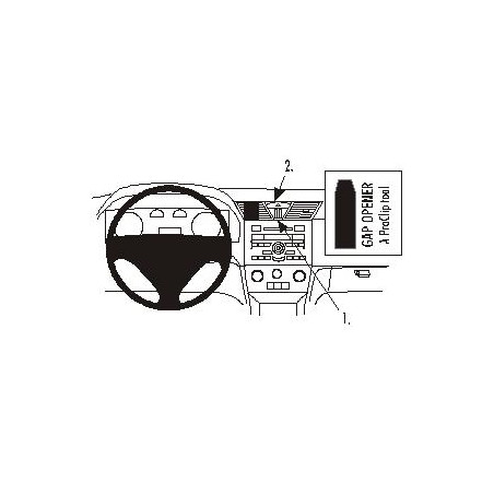 Brodit ProClip Center Mount - Fiat Stilo 02-07