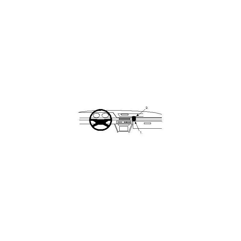 Brodit ProClip Angled Mount - Honda Accord 86-89 Brodit ProClip Angled Mount - Honda Accord 86-89