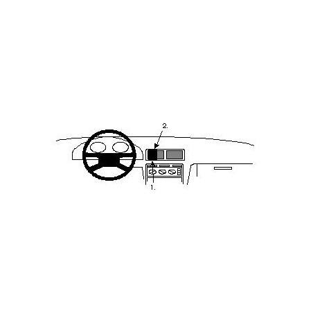 Brodit ProClip Center Mount - Honda Accord/Rover 600 94-05