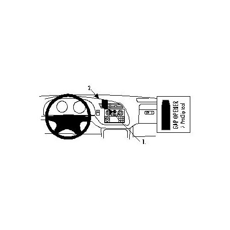 Brodit ProClip Center Mount - Honda Accord 99-02