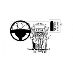 Brodit ProClip Console Mount, left - Cadillac SRX 2010-2016