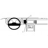 Brodit ProClip Center Mount - Chrysler Voyager 1991-1993