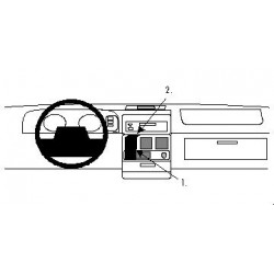 Brodit ProClip Center Mount, low - Chrysler Voyager 94-95