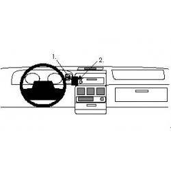 Brodit ProClip Center Mount - Chrysler Voyager 94-95