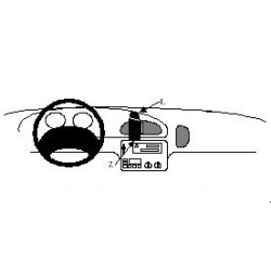 Brodit ProClip Center Mount - Chrysler Voyager 96-00