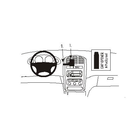 Brodit ProClip Center Mount - Chrysler Voyager 01-07