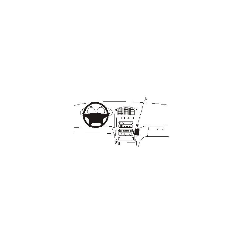 Brodit ProClip Angled Mount - Chrysler Voyager 01-07 Brodit ProClip Angled Mount - Chrysler Voyager 01-07