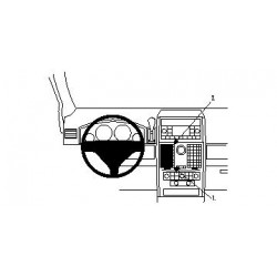 Brodit ProClip Center Mount - Chrysler Voyager 08-11