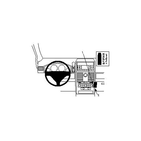 Brodit ProClip Angled Mount - Chrysler Voyager 08-11