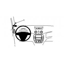 Brodit ProClip Left Mount - Citroen C3 2006-2009