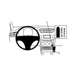 Brodit ProClip Angled Mount - Citroen C3 2010-2016