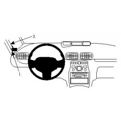 Brodit ProClip Left Mount - Citroen C3 Picasso 2009-2018