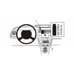 Brodit ProClip Center Mount - Citroen C4 2005-2010