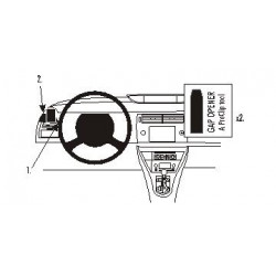 Brodit ProClip Left Mount - Citroen C4 2005-2010
