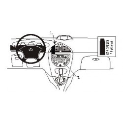 Brodit ProClip Center Mount- Citroen C5 2001-2004