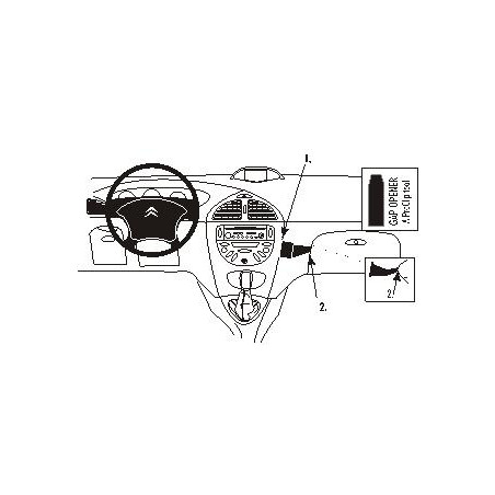 Brodit ProClip Angled Mount - Citroen C5 2001-2004