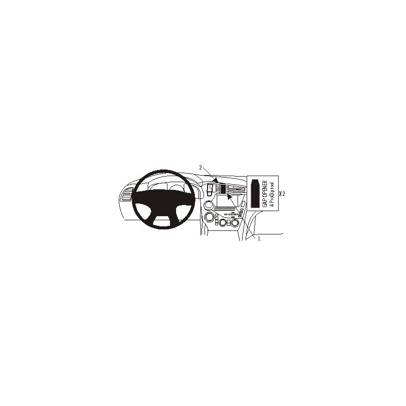 Brodit ProClip Center Mount - Citroen DS5 2012-2018 Brodit ProClip Center Mount - Citroen DS5 2012-2018