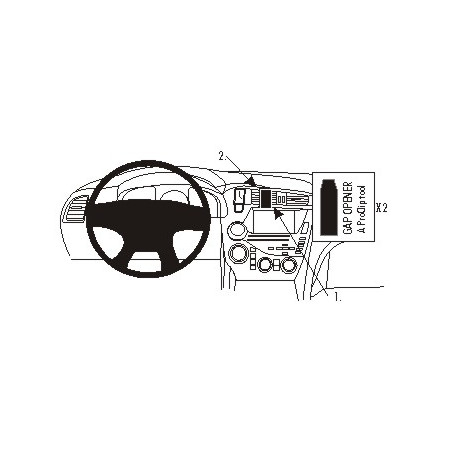 Brodit ProClip Center Mount - Citroen DS5 2012-2018