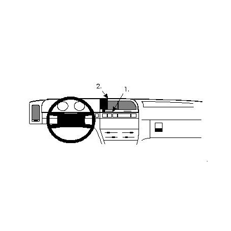 Brodit ProClip Center Mount - Citroen Xantia 1993-1997