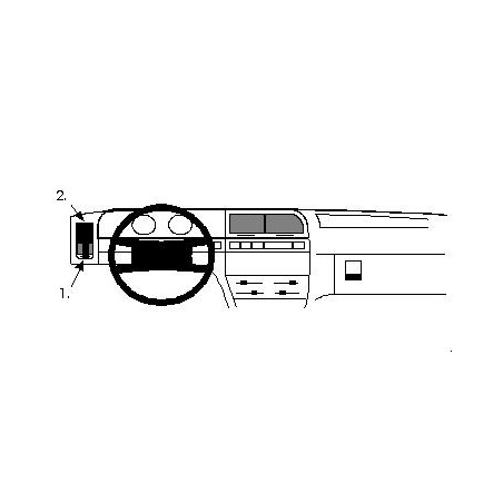 Brodit ProClip Left Mount - Citroen Xantia 1993-1997