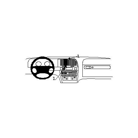 Brodit ProClip Center Mount - Citroen Xantia II 1998-2004