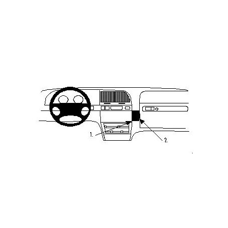 Brodit ProClip Angled Mount - Citroen Xantia II 1998-2004