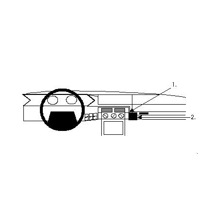 Brodit ProClip Angled Mount - Citroen XM 1990-1994