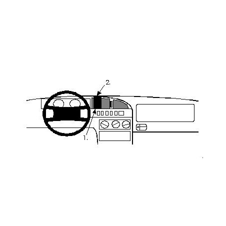 Brodit ProClip Center Mount - Citroen XM 1995-2000