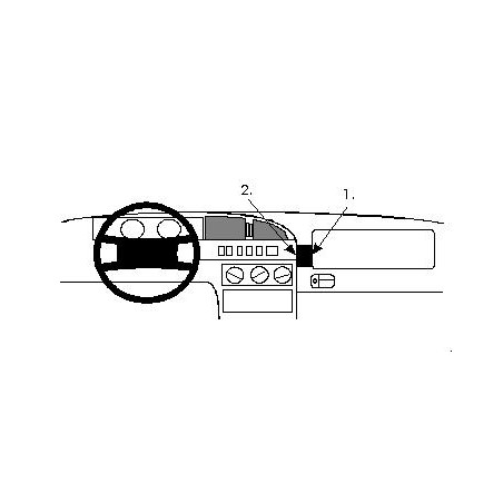 Brodit ProClip Angled Mount - Citroen XM 1995-2000